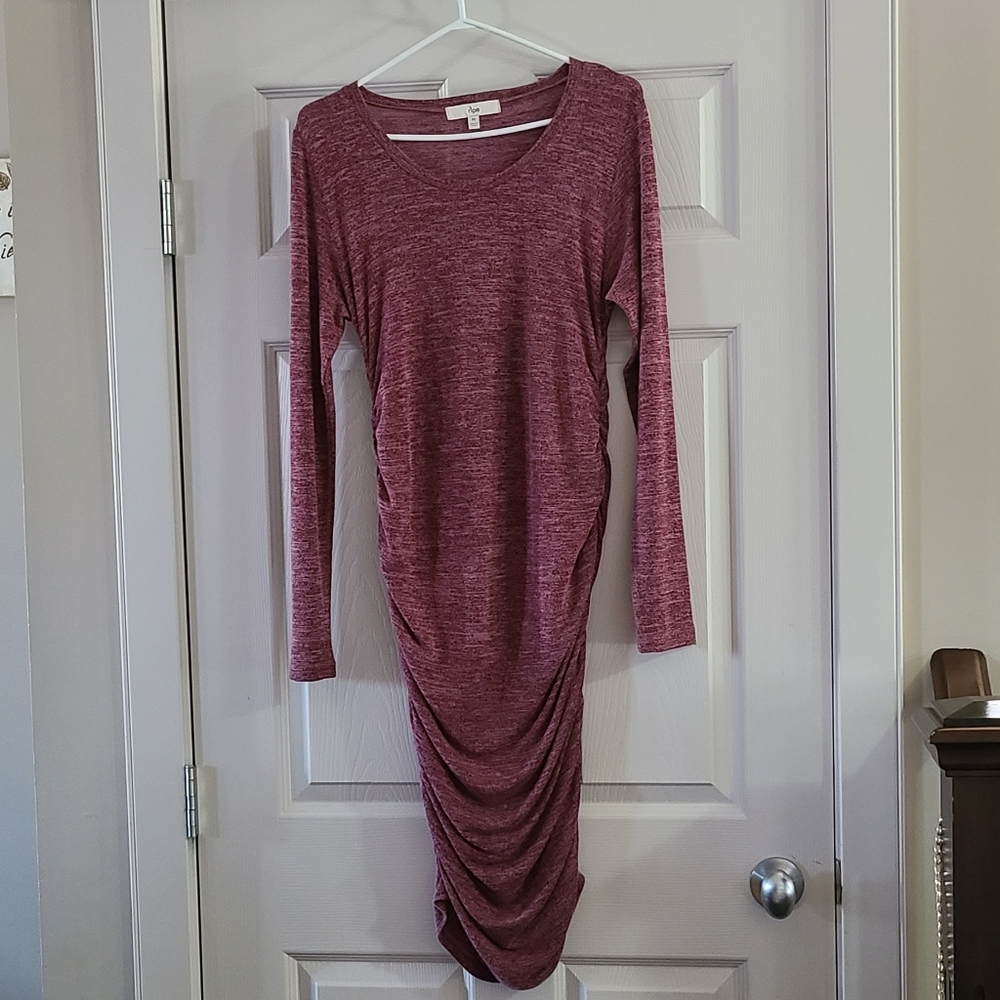 Maternity long sleeve dress